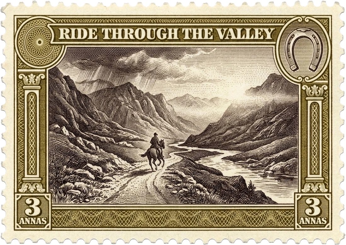 Ride through the Valley stamp